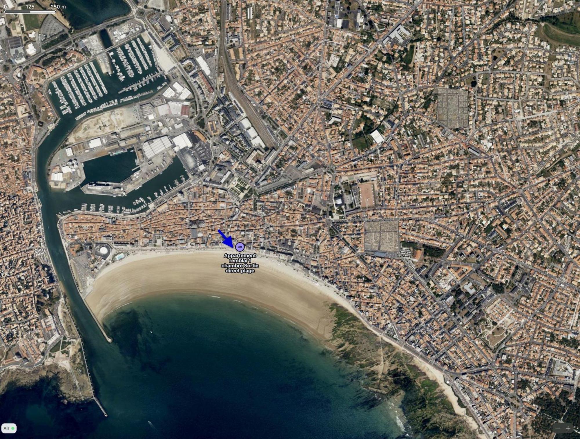 Appartement Remblai 1 Chambre Sortie Direct Plage 莱萨布勒-多洛讷 外观 照片